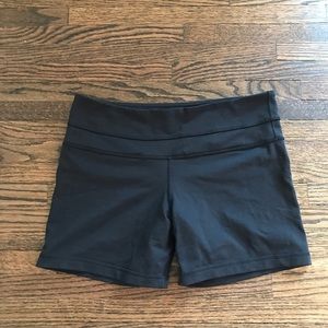 Lulu biker shorts. Size 8. Black.